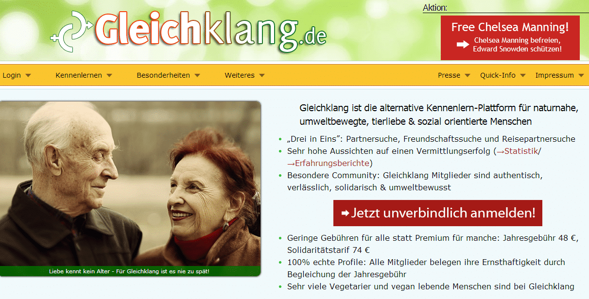 Gleichklang - Die alternative Partnerbörse