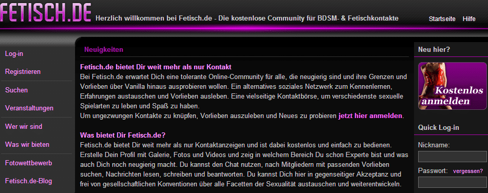FETISCH.de (Screenshot)