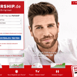Screenshot Parship.de Homepage