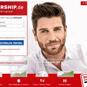 Screenshot Parship.de Homepage