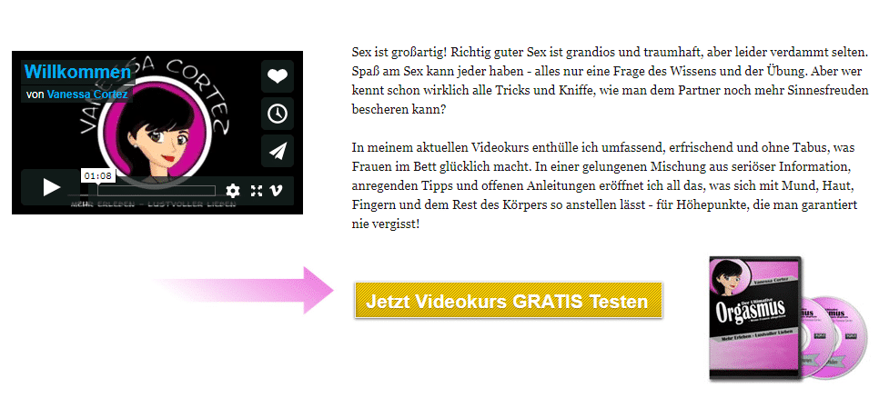 Der ultimative Orgasmus - Videokurs kostenlos testen