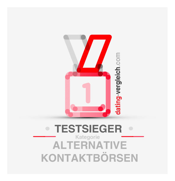 Testsieger in der Kategorie Alternative Kontaktbörsen