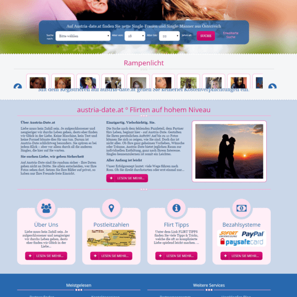 Kostenlose dating portale österreich