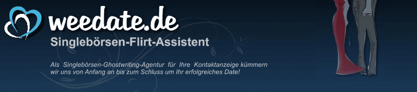 Bisher ohne Erfolg beim Online Dating? Erhöhen Sie Ihre Chancen mit den Date-Assistenten von Weedate 2 Weedate.de (Screenshot)