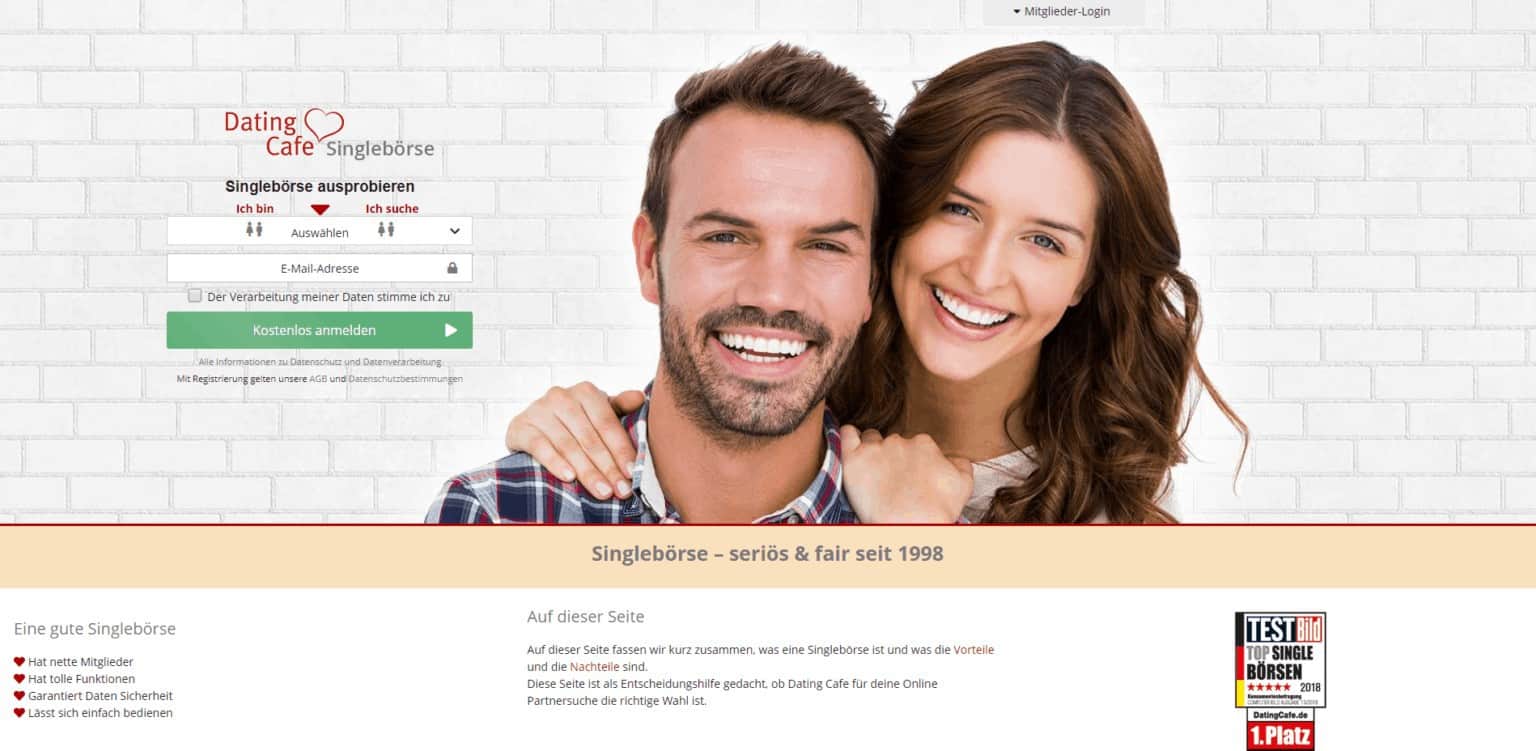 singles online dating cafe