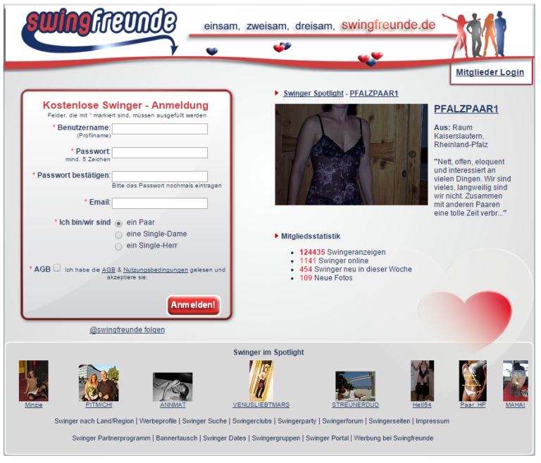 Swingfreunde – Community und Treffpunkt für Swinger Swingfreunde – Community und Treffpunkt für Swinger