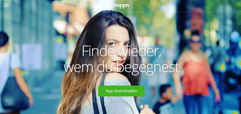 happn (captura de pantalla de junio de 2015)