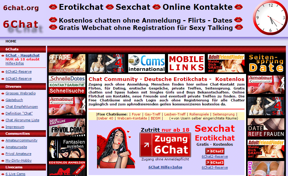 Flirten per Online Chat - kostenlos und ohne Anmeldung 2. 