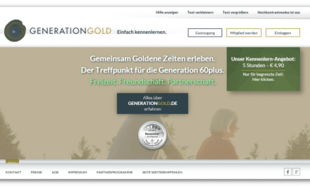 GenerationGold – Singles über 60 – Partnersuche für die jungen Alten