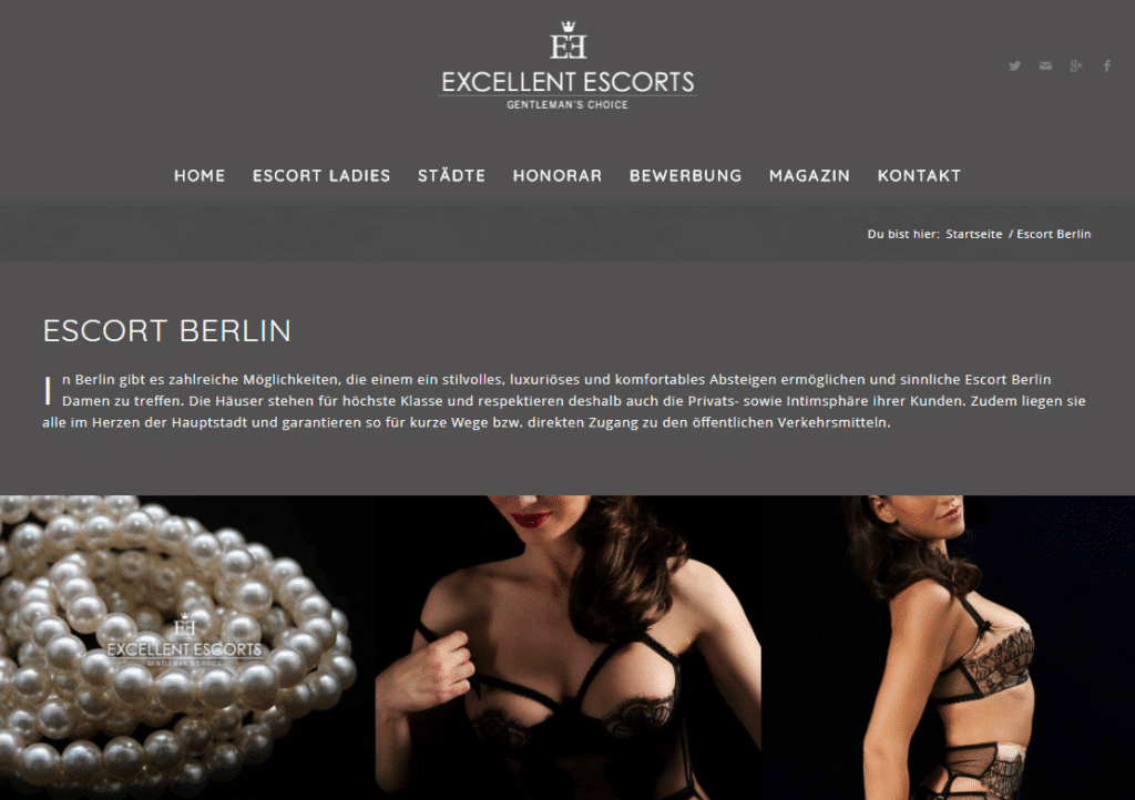 Excelentes escorts Berlín