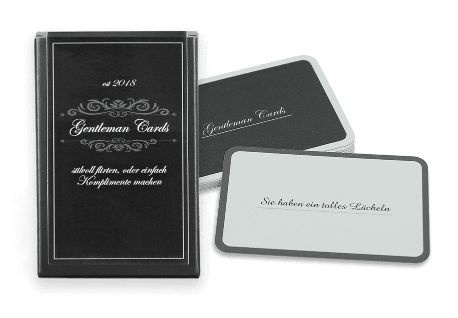 Cartes Gentleman - pack de démarrage