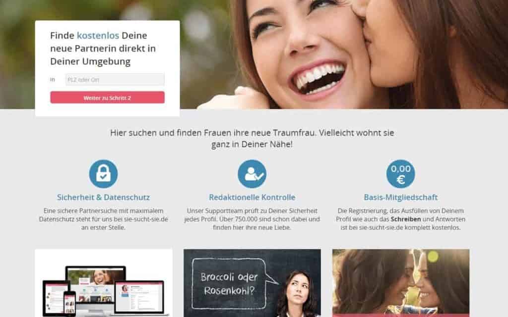 Sie-sucht-Sie.de – Hier suchen und finden sich lesbische Frauen