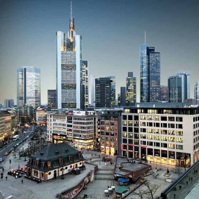 Blick auf die Hauptwache, Frankfurt am Main