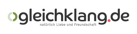 Gleichklang - Alternative dating agency - logo and lettering 2020