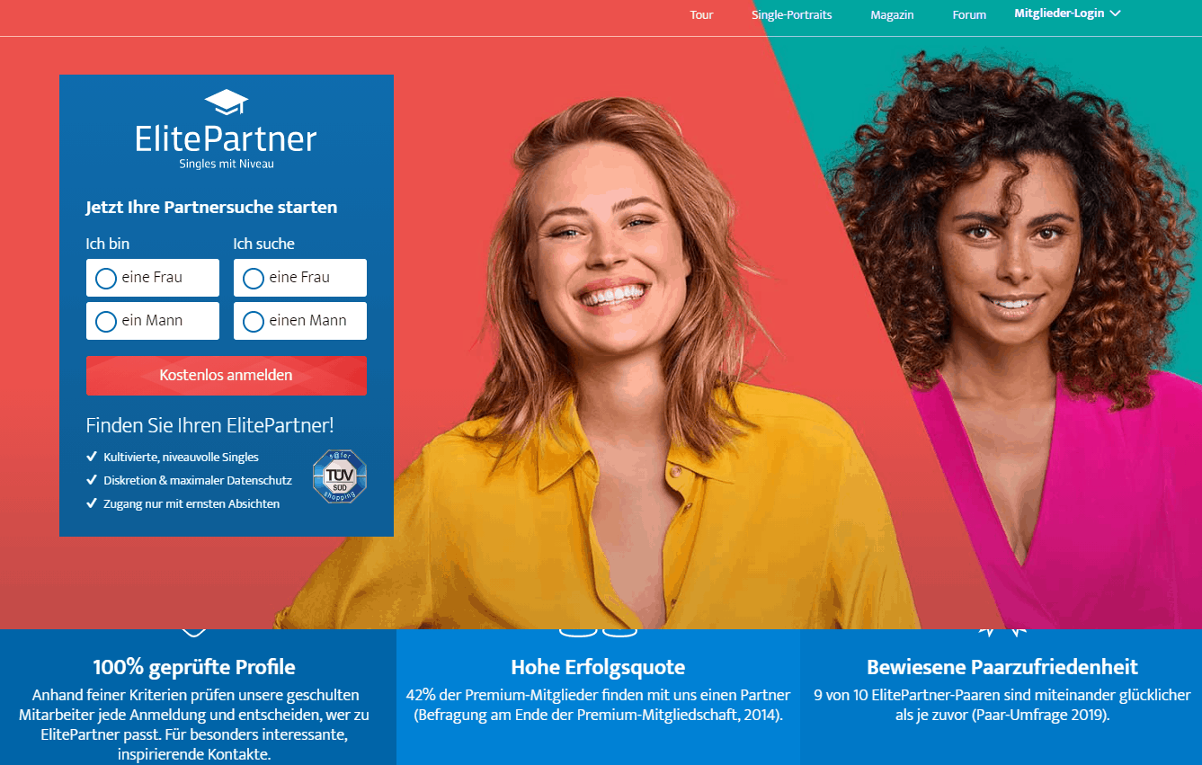 ElitePartner.de - Búsqueda de socios para académicos y solteros con clase