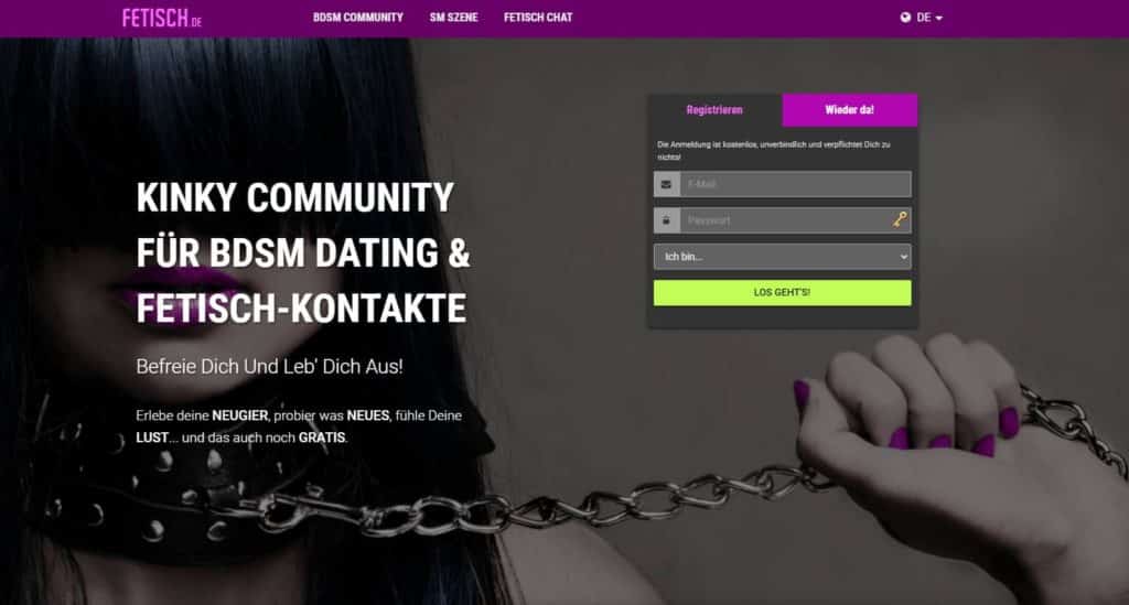 Fetisch.de - BDSM dating site for alternative dating 6 FETISCH.de - BDSM Community and Fetish Contacts