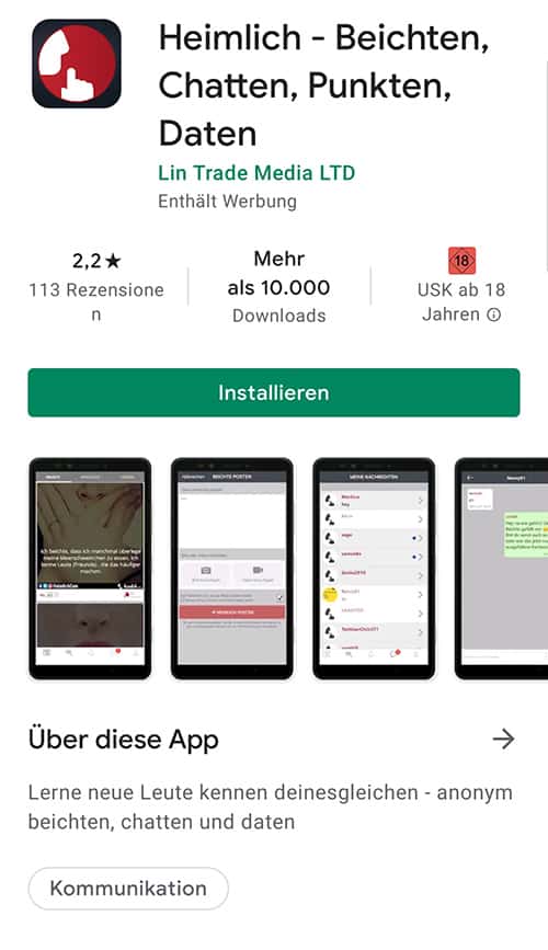 Heimlich Beicht- und Dating App - Download im App Store