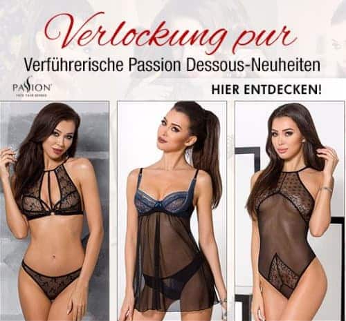 High-quality lingerie with seductive designs from the young lingerie label Passion