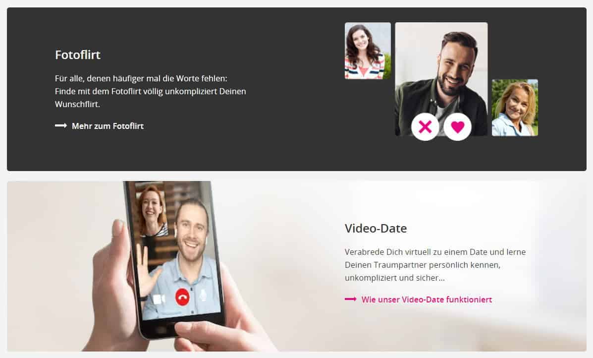 Flirtcouch - Singles kennenlernen per Fotoflirt und Video Dating
