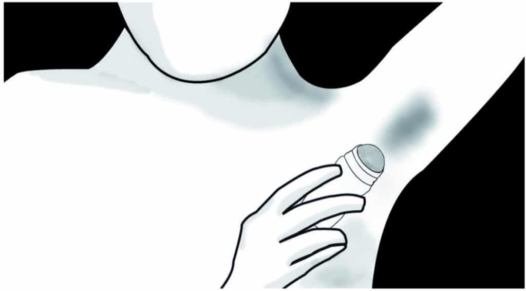 Anti-Perspirant - Zuverlässige Lösung gegen Schwitzen? 3 Zero Stopp it wird vor dem Schlafengehen abends hauchdünn auf die trockene, saubere und intakte Haut aufgetragen.