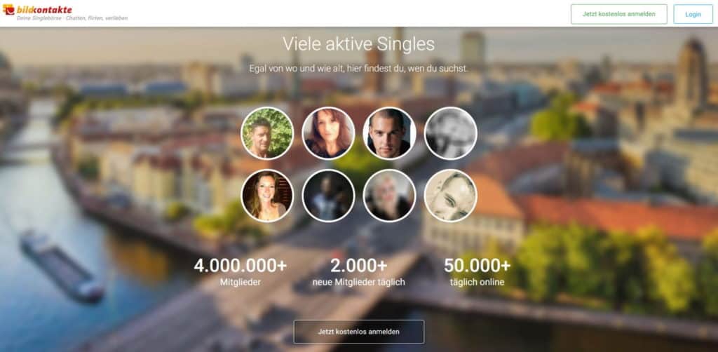 Over 4 million singles who want to flirt at Bildkontakte.de