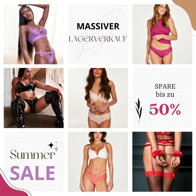Traumhafte Dessous zum Traumpreis: Der Hunkemöller Summer Sale 2 Der Hunkemöller Summer Sale - bis Ende Juli bis zu 50% auf Dessous und Wäsche sparen
