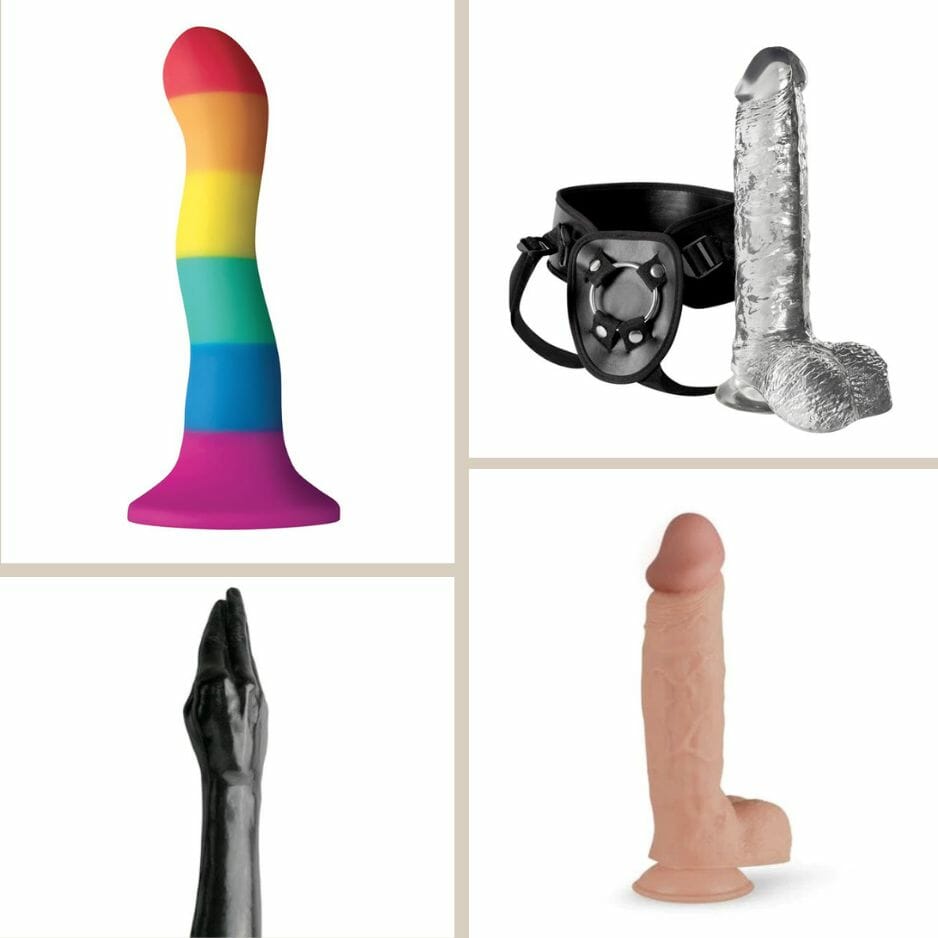 A selection of different dildos, found on Dildo-Koenig.de