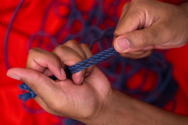 In Shibari there are numerous knots and different ropes - countless possibilities for bondage