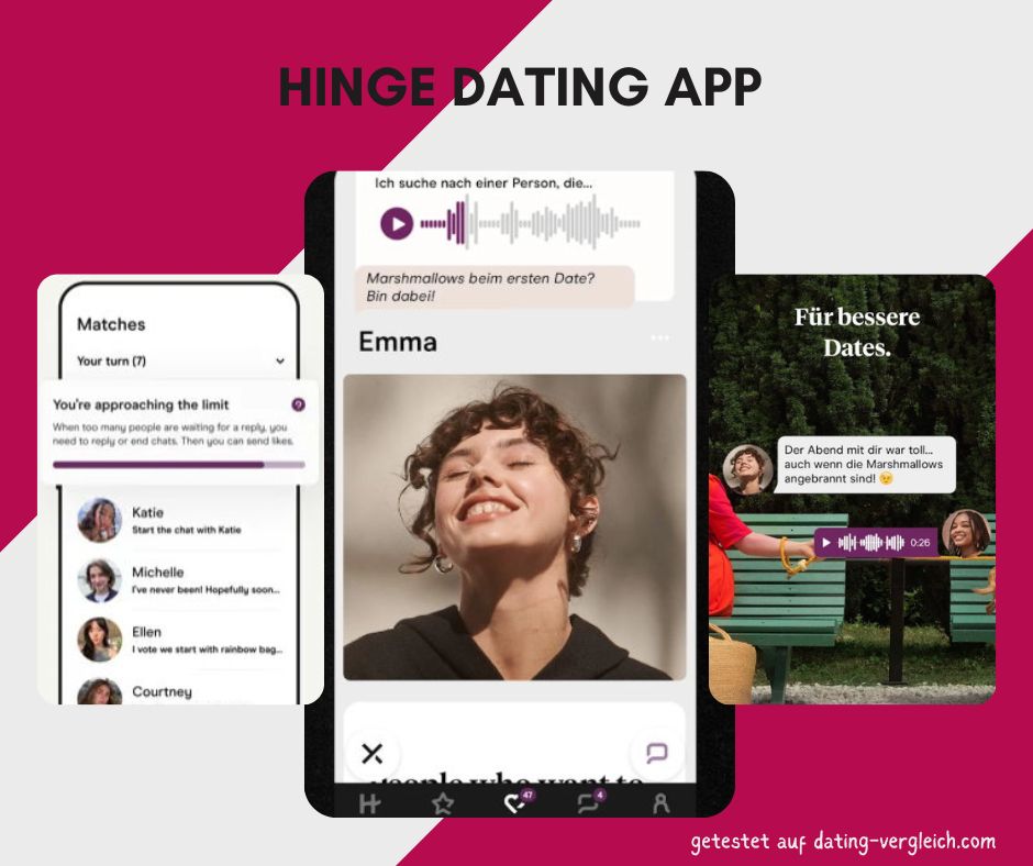 Hinge Dating App - entwickelt worden, um gelöscht zu werden. Hört sich widersprüchlich an? Erweist sich bei der ernsthaften Partnersuche jedoch als äußerst effektiv.